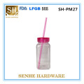 Coffee Cup with Cover, PP Material Plastic Coffee Cup, Non-Disposable Use Cup Coffee